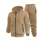 Men’s Zip - Up Hoodie with Arm Pockets - Sixin1