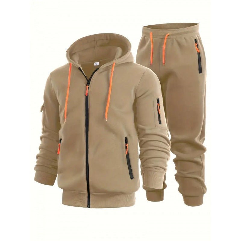 Men’s Zip - Up Hoodie with Arm Pockets - Sixin1