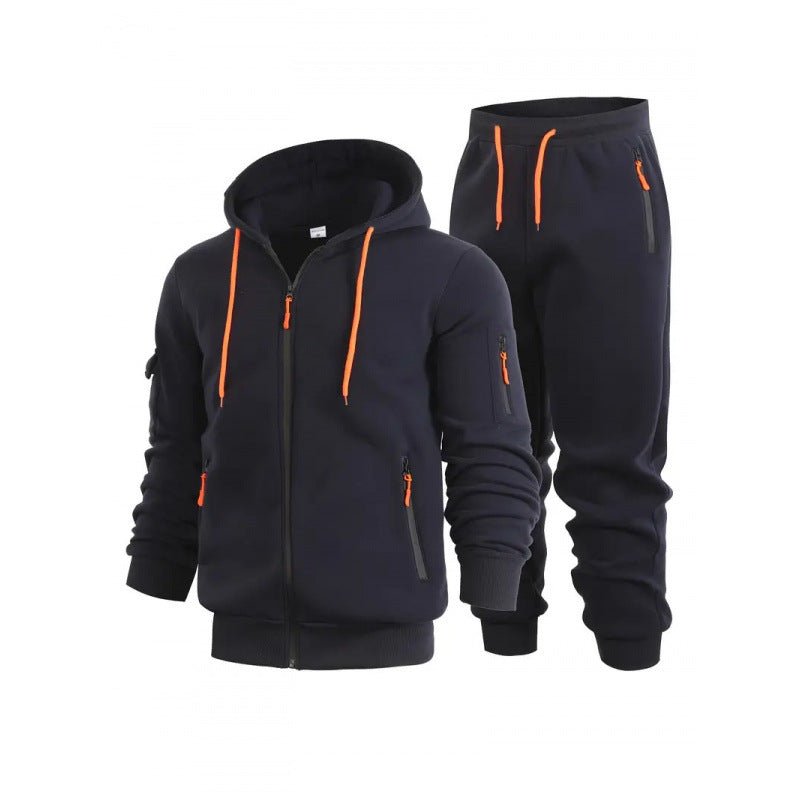 Men’s Zip - Up Hoodie with Arm Pockets - Sixin1
