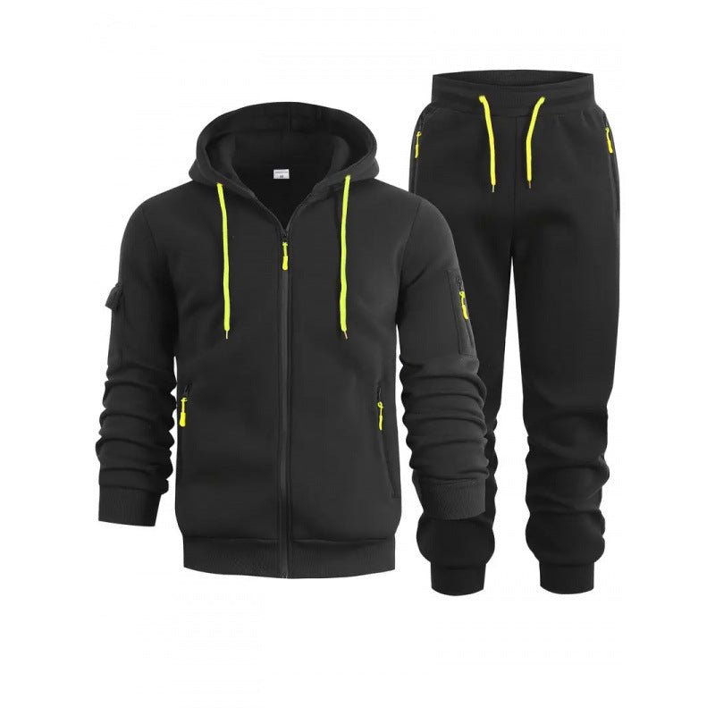 Men’s Zip - Up Hoodie with Arm Pockets - Sixin1