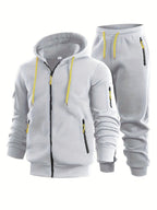 Men’s Zip - Up Hoodie with Arm Pockets - Sixin1