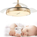 Modern Ceiling Fan Light: Quiet LED Fan Lamp for Any Room - Sixin1