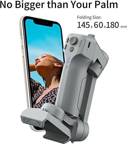 Moza Mini MX2 3 - Axis Phone Gimbal with Smart Tracking & Gesture Control - Sixin1