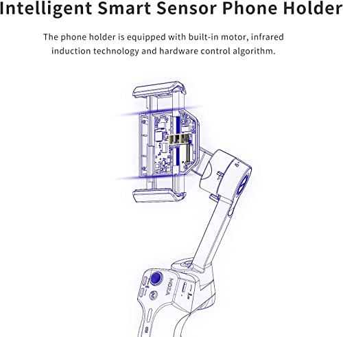 Moza Mini MX2 3 - Axis Phone Gimbal with Smart Tracking & Gesture Control - Sixin1