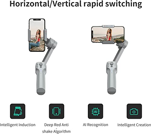 Moza Mini MX2 3 - Axis Phone Gimbal with Smart Tracking & Gesture Control - Sixin1