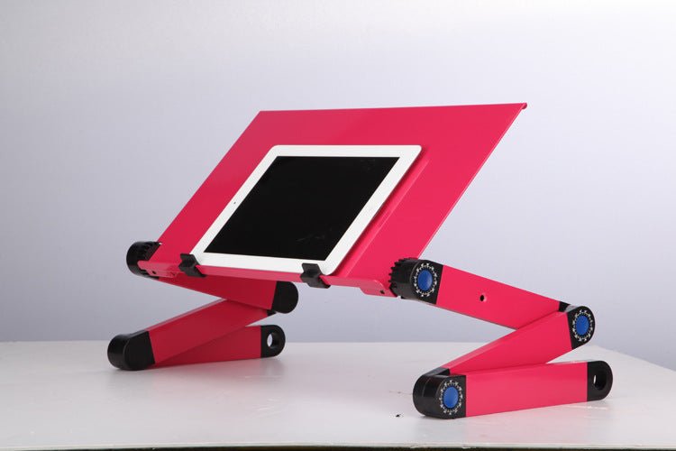 Multi - Angle Laptop Stand Desk: Adjustable Notebook Table with Mouse Pad - Sixin1