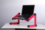 Multi - Angle Laptop Stand Desk: Adjustable Notebook Table with Mouse Pad - Sixin1