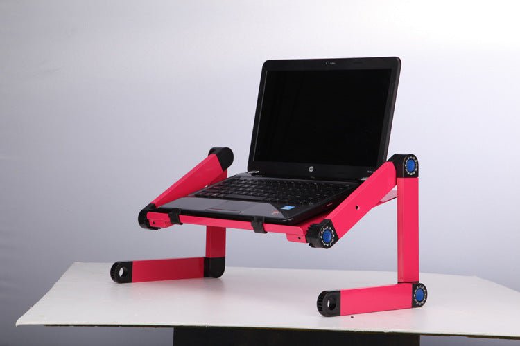 Multi - Angle Laptop Stand Desk: Adjustable Notebook Table with Mouse Pad - Sixin1