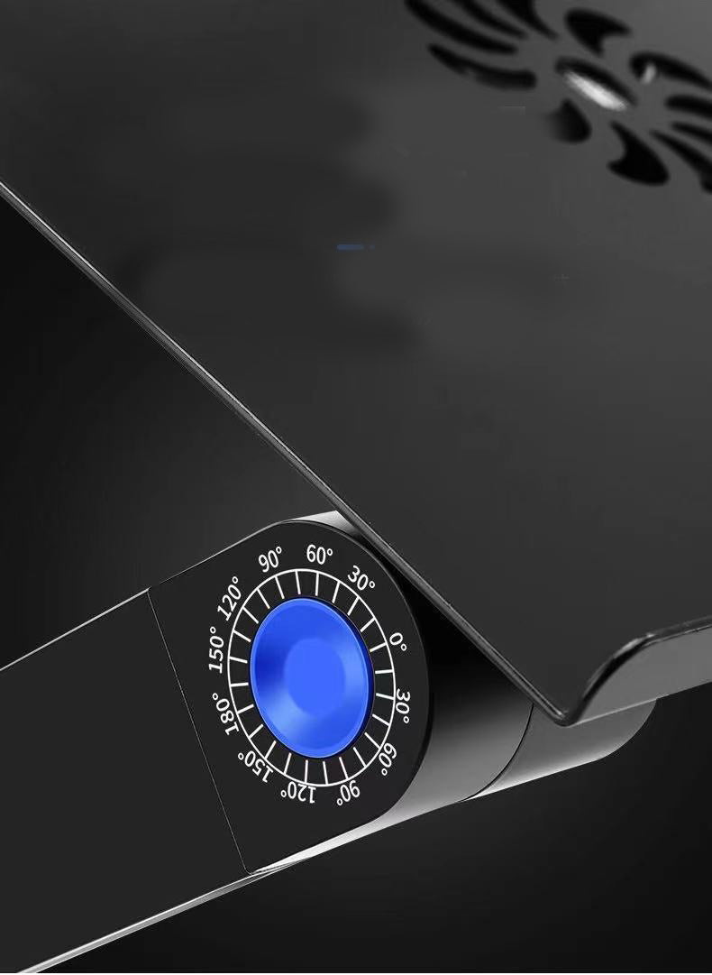 Multi - Function Laptop Table: Foldable Stand with Cooling Fans - Sixin1