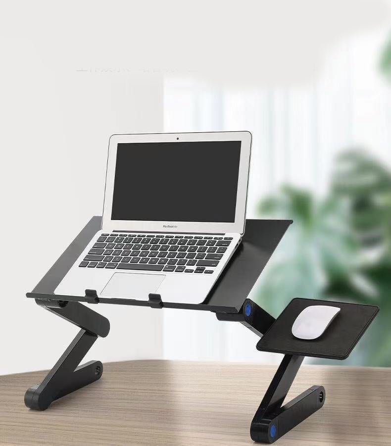 Multi - Function Laptop Table: Foldable Stand with Cooling Fans - Sixin1