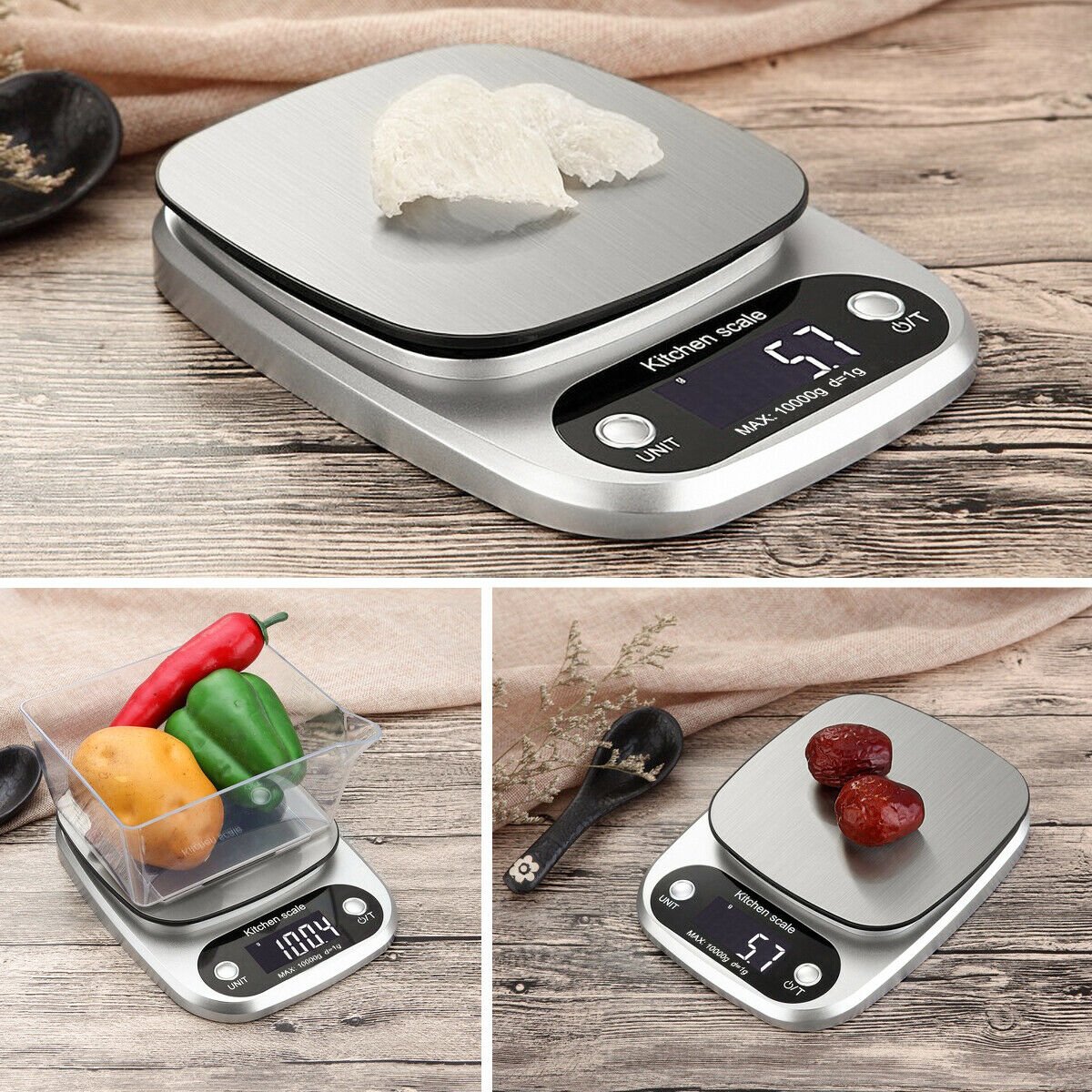 Multifunction Digital Kitchen Weight Scale - Sixin1