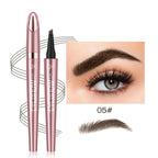 Natural Hair - Stroke Brow Pen: Waterproof 4 Tip Eyebrow Pencil - Sixin1