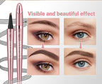Natural Hair - Stroke Brow Pen: Waterproof 4 Tip Eyebrow Pencil - Sixin1