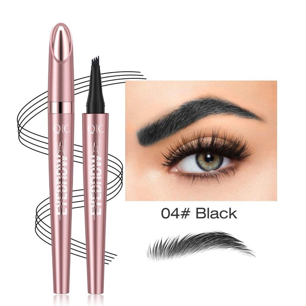 Natural Hair - Stroke Brow Pen: Waterproof 4 Tip Eyebrow Pencil - Sixin1
