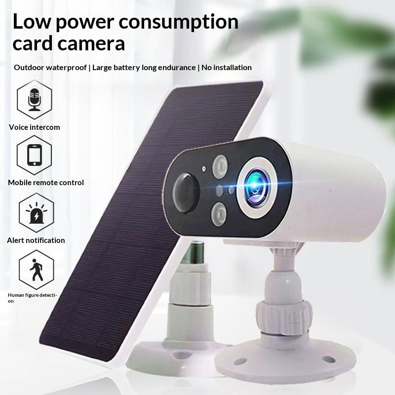 Off-Grid Solar Security System: Remote Access Outdoor Surveillance Camera - Sixin1