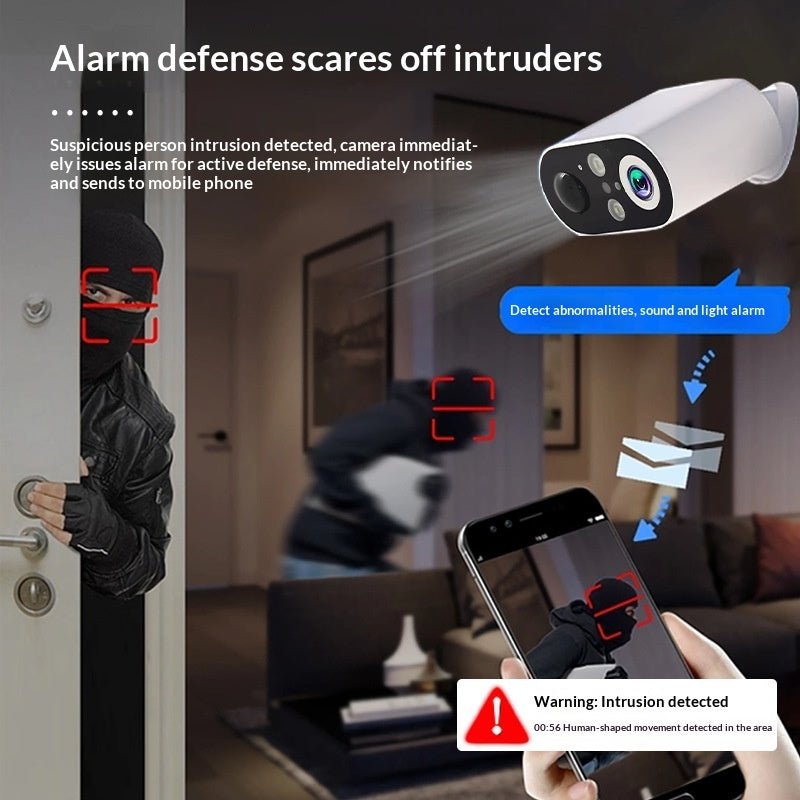Off-Grid Solar Security System: Remote Access Outdoor Surveillance Camera - Sixin1
