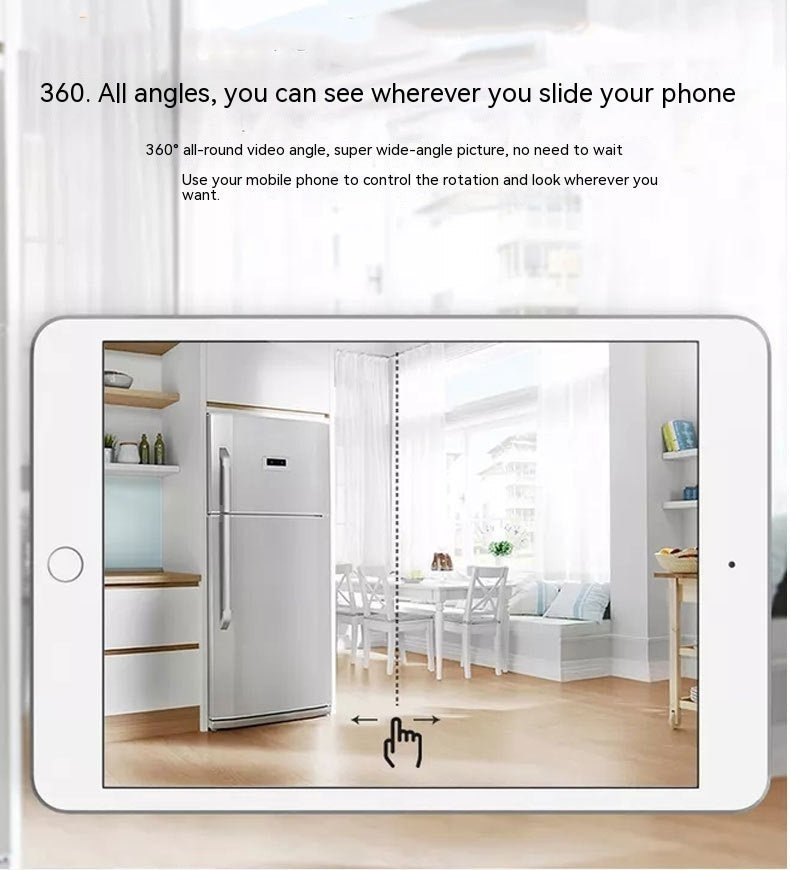 Outdoor WiFi Bulb Camera: Dual-Band HD Security with Night Vision & 360° View - Sixin1