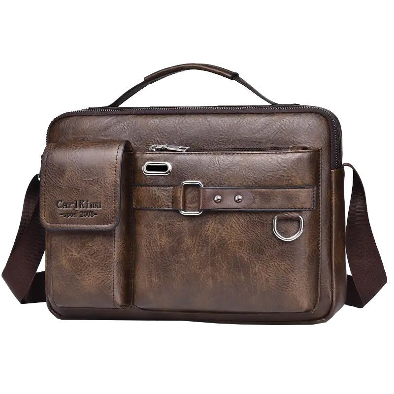 Pierdan Men’s Premium Crossbody Bag: Casual Commuter Shoulder Pack - Sixin1