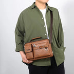 Pierdan Men’s Premium Crossbody Bag: Casual Commuter Shoulder Pack - Sixin1