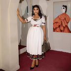 Plus - size Women's Autumn Dress With A High - end Feel - Sixin1
