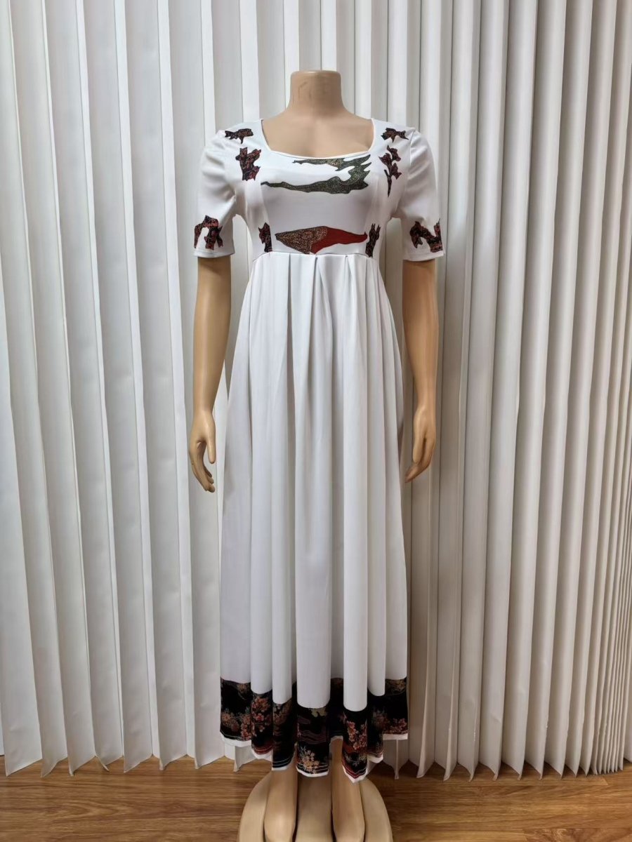 Plus - size Women's Autumn Dress With A High - end Feel - Sixin1