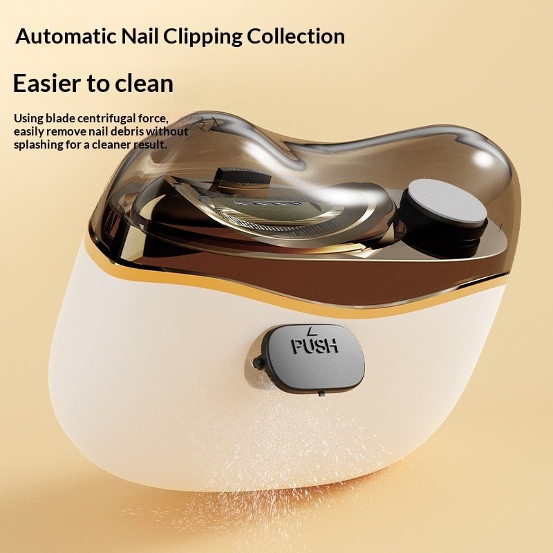 Portable Electric Nail Trimmer: Rechargeable, Quiet & Safe No-Pinch Clipper - Sixin1