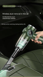 Portable Handheld Vacuum: Wireless Mini Cleaner for Car & Home Use - Sixin1