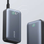 Portable Power Bank with Digital Screen: High - Capacity Backup Charger - Sixin1