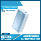 Portable Power Bank with Digital Screen: High - Capacity Backup Charger - Sixin1