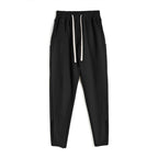 Slim Fit Leg Opening Zipper Ankle Banded Pants - Sixin1