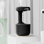 Smart Anti - Gravity Humidifier with Clock - Sixin1