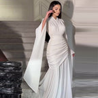 Stylish Bodycon Dress: Women’s Asymmetrical Long Sleeve Sleek Fashion - Sixin1