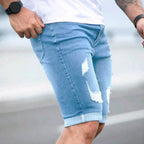 Summer Slim - Fit Ripped Shorts - Sixin1