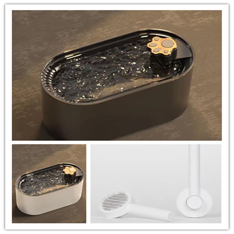 Ultra - Quiet LED Pet Drinking Fountain - Sixin1