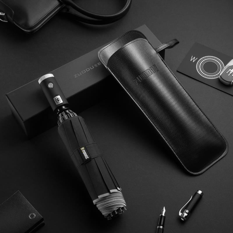 Windproof Automatic Reverse Umbrella for Men: Compact Folding Umbrella for Cars, Travel & Daily Commute - Sixin1