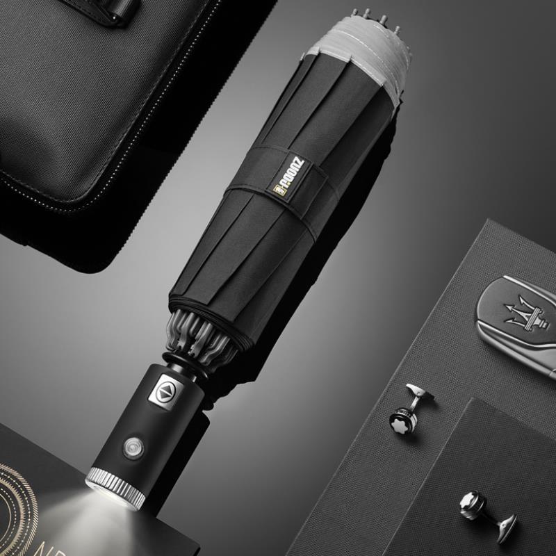 Windproof Automatic Reverse Umbrella for Men: Compact Folding Umbrella for Cars, Travel & Daily Commute - Sixin1