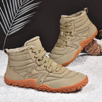 Winter Boots for Men: Thick Plush Lining Warm Outdoor Snow Shoes - Sixin1