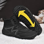 Winter Boots for Men: Thick Plush Lining Warm Outdoor Snow Shoes - Sixin1