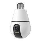 Wireless 360° Bulb Camera: 3MP HD AI Security Camera for Home - Sixin1