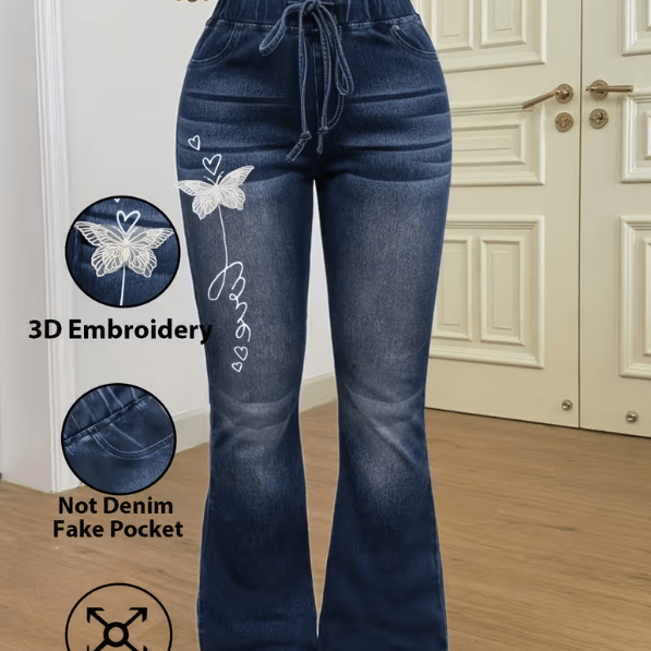 Women’s Drawstring Waist Pants: Wide Waistband Comfort Fit - Sixin1