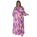 Women’s Loose - Fit Pleated Maxi Dress: Flowy, Elegant Comfort Style - Sixin1