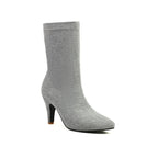 Women’s Pointed - Toe Stiletto Heel Boots: Elegant High - Fashion Design - Sixin1