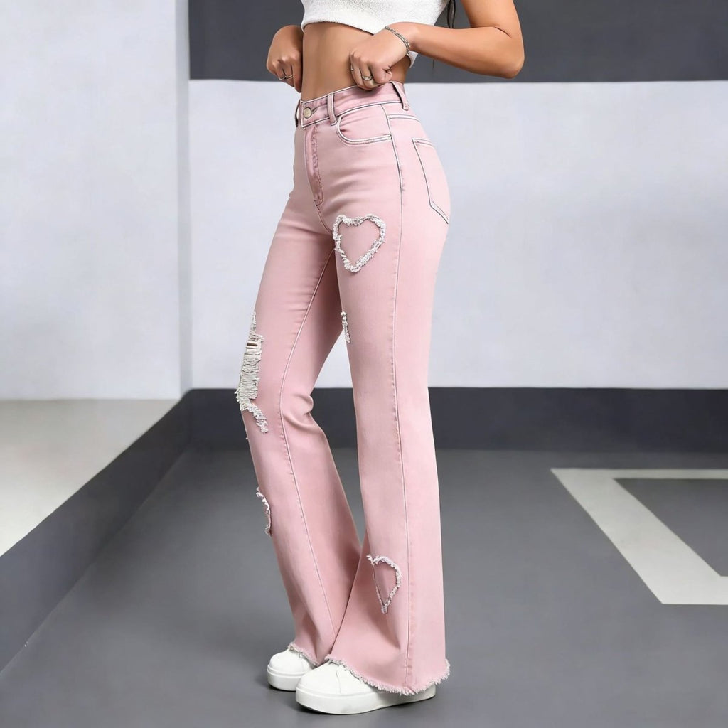 Women’s Stylish Casual Denim Jeans: Everyday Classic Fit - Sixin1