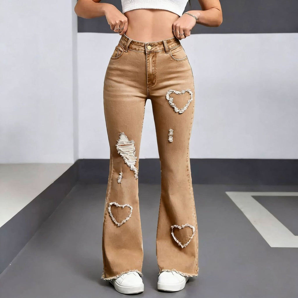 Women’s Stylish Casual Denim Jeans: Everyday Classic Fit - Sixin1