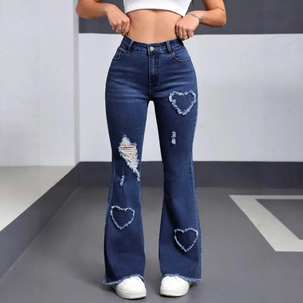 Women’s Stylish Casual Denim Jeans: Everyday Classic Fit - Sixin1