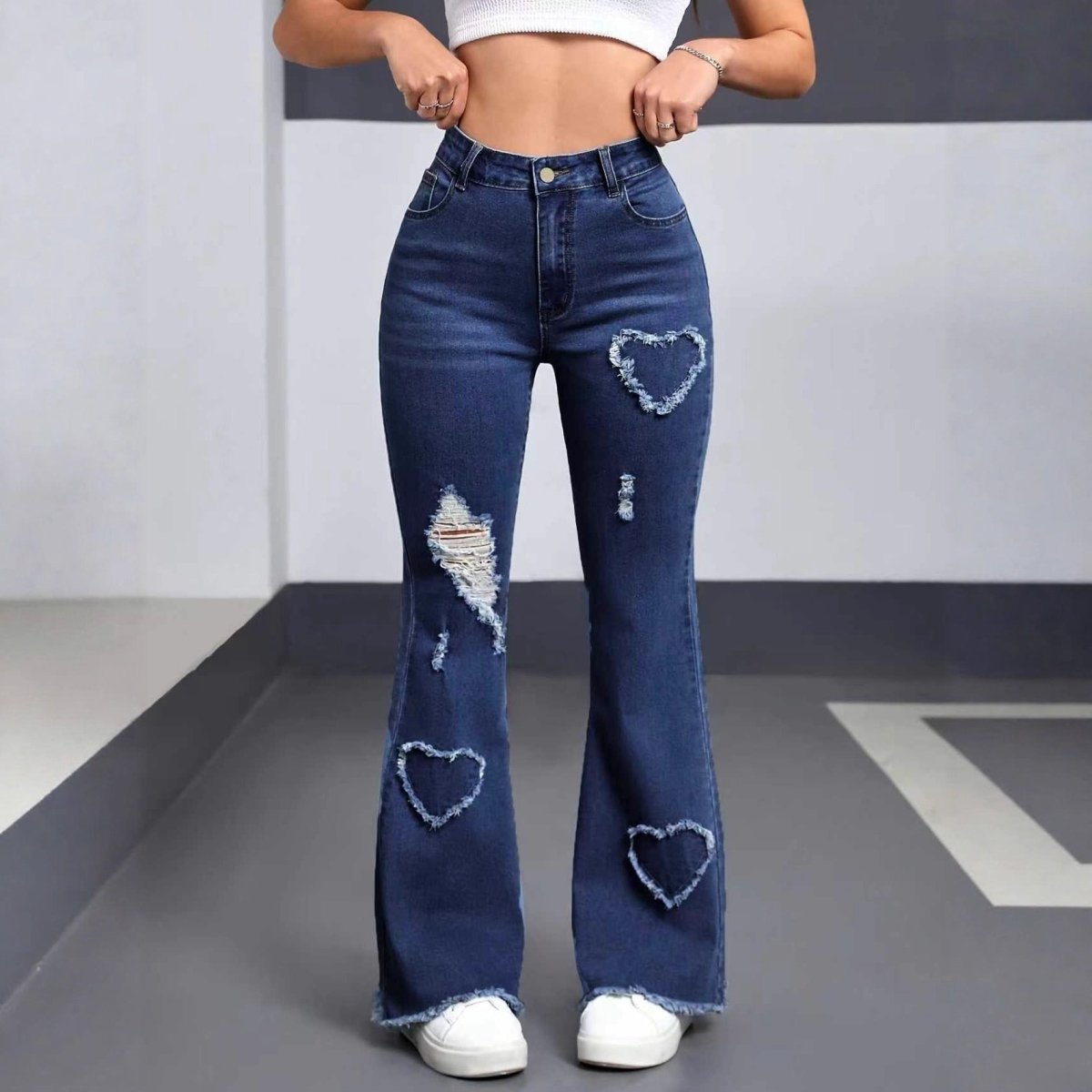 Women’s Stylish Casual Denim Jeans: Everyday Classic Fit - Sixin1