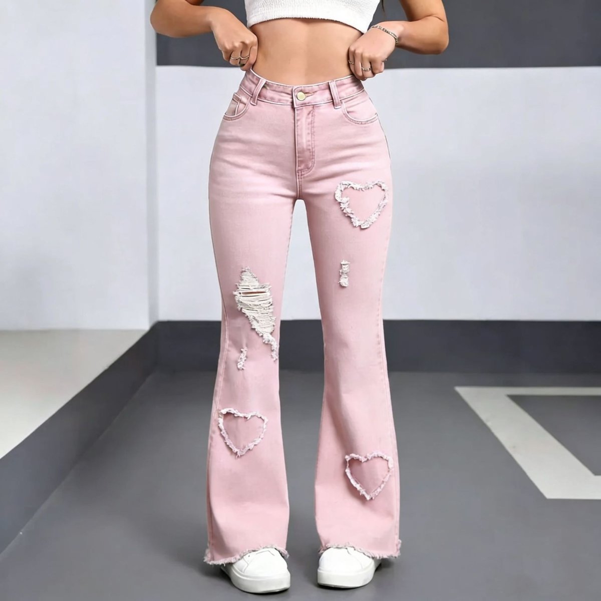 Women’s Stylish Casual Denim Jeans: Everyday Classic Fit - Sixin1