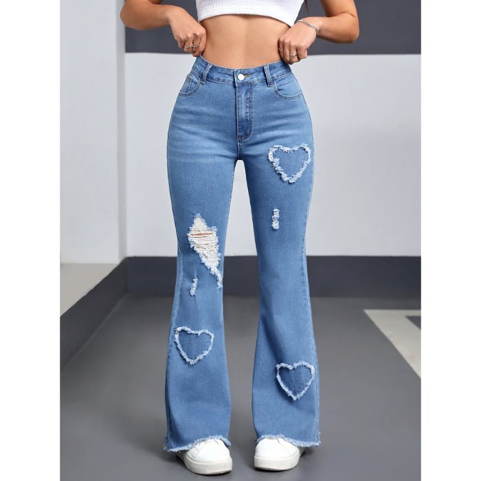 Women’s Stylish Casual Denim Jeans: Everyday Classic Fit - Sixin1