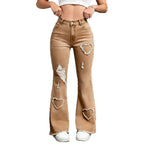 Women’s Stylish Casual Denim Jeans: Everyday Classic Fit - Sixin1