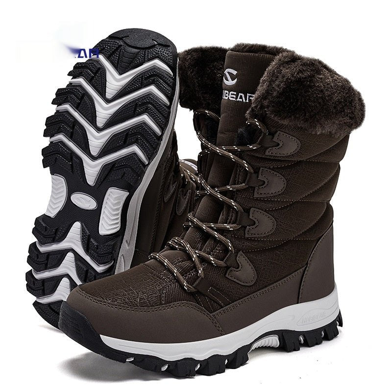 Women’s Wide - Toe Winter Snow Boots: Faux Fur Lined Soft Sole Comfort - Sixin1